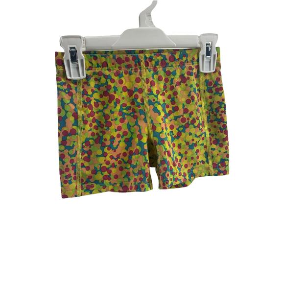 BCG Girls' Multicolored Polka Dot Athletic Bike Shorts Youth Size Small - Picture 1 of 3